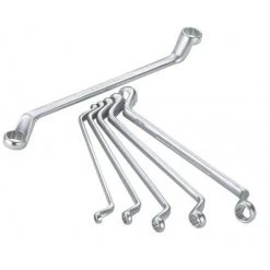 JEU 6 CLES POLYGONALES CONTRE-COUDEES SAM OUTILLAGE - 105J6