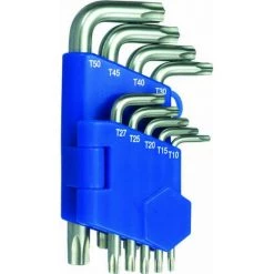 9 Cles Males Coudees Alesees Torx Courtes DRAKKAR TOOLS - 10652