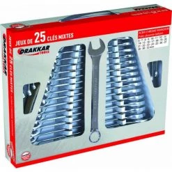 Jeu 25 Cles 6 A 32mm Full Polish Dt DRAKKAR TOOLS - 13926