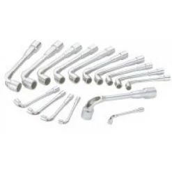 JEU DE 16 CLÉS À  PIPE SAM OUTILLAGE DÉBOUCHÉES 6/12 PANS SATINÉE 8 A 24 MM - 93-J16 -Clés de serrage Soldes 2022 16 5.jpg 5