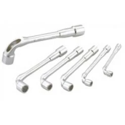 JEU DE 6 CLÉS À  PIPE SAM OUTILLAGE DÉBOUCHÉES 6/6 PANS POLIE 7 A 17 MM - 94-SDJ6