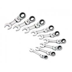 JEU DE MINI CLES MIXTES A CLIQUET ARTICULE SAM OUTILLAGE - 211290