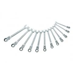 JEU DE 8 CLÉS MIXTES À CLIQUET ARTICULÉ SAM OUTILLAGE - 50-CTJ8Z