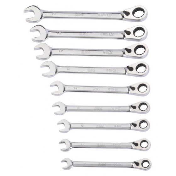 Jeu De 9 Clés Mixtes à Cliquet Multi-empreintes SAM OUTILLAGE - 50HCJ9Z 3 Jeu De 9 Clés Mixtes à Cliquet Multi-empreintes SAM OUTILLAGE - 50HCJ9Z