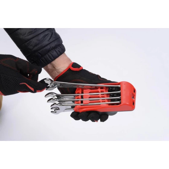 JEU DE 8 CLES MIXTES 8 A 19 MM SUR RATELIER SAM OUTILLAGE - 50NJ8 4 JEU DE 8 CLES MIXTES 8 A 19 MM SUR RATELIER SAM OUTILLAGE - 50NJ8 – Image 2