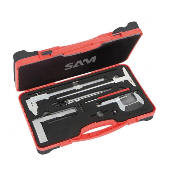 COFFRET METROLOGIE 9 OUTILS SAM OUTILLAGE - 710J12 3 COFFRET METROLOGIE 9 OUTILS SAM OUTILLAGE - 710J12