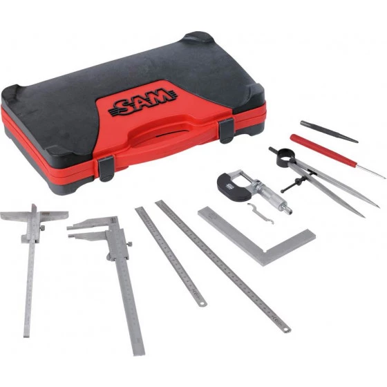 COFFRET METROLOGIE 9 OUTILS SAM OUTILLAGE - 710J12 4 COFFRET METROLOGIE 9 OUTILS SAM OUTILLAGE - 710J12 – Image 2