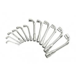 JEU DE 12 CLES A PIPE DEBOUCHEES 7 A 24 MM 6X6 PANS SAM OUTILLAGE - 94SDJ12