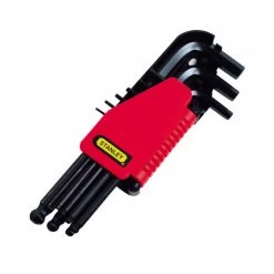 CLE MALE A TETE SPHERIQUE - ETUI DE 9PCS STANLEY - 0-69-256