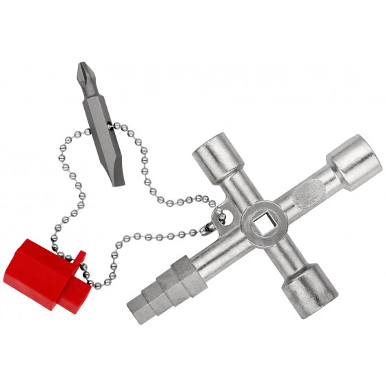 Cle Armoires De Commandes Profi-key 90mm KNIPEX - 00 11 04 3 Cle Armoires De Commandes Profi-key 90mm KNIPEX - 00 11 04