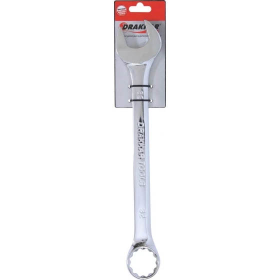 Cle Mixte 32mm Full Polish /carte Dt DRAKKAR TOOLS - 13905 3 Cle Mixte 32mm Full Polish /carte Dt DRAKKAR TOOLS - 13905