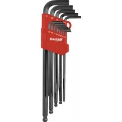 Clés Mâles Coudées Hexagonales Extra Longues En Pouce 0,05 à 3/8' DRAKKAR TOOLS - 68428