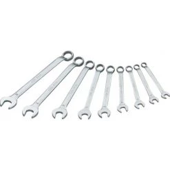 JEU DE 9 CLÉS MIXTES SAM OUTILLAGE CONTRE COUDÉES 8 A 19 -53-J9