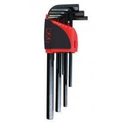 RATELIER DE 9 CLÉS SAM OUTILLAGE MÂLES 6 PANS LONGUES EN MM -63-R9A