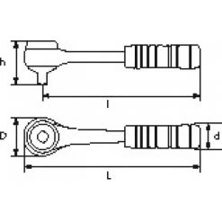 Cliquet 1/4" à Inversion Centrale SAM OUTILLAGE-RA-151BZ -Clés de serrage Soldes 2022 s cliquet r j s 2