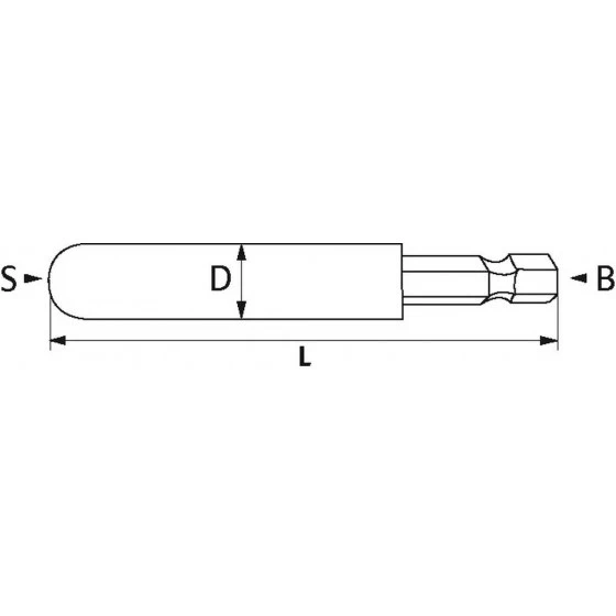 PORTE-EMBOUTS MAGNETIQUE 5/16' SAM OUTILLAGE - EPM6 4 PORTE-EMBOUTS MAGNETIQUE 5/16' SAM OUTILLAGE - EPM6 – Image 2